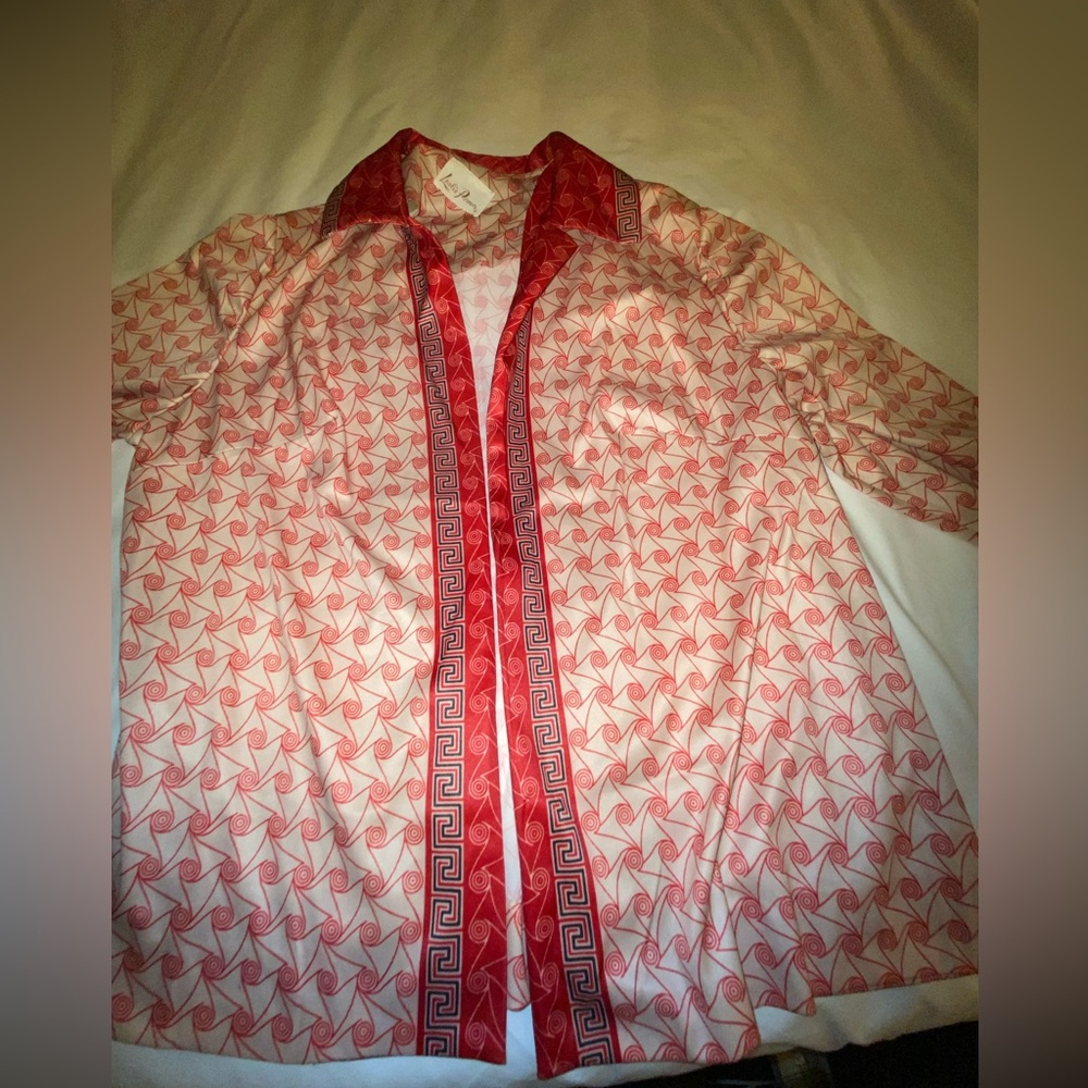 Leslie poner vintage open blouse M